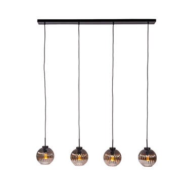 Giga Meubel Hanglamp 4-Lichts - Smoke Glass - Rond - Lamp Cheng product