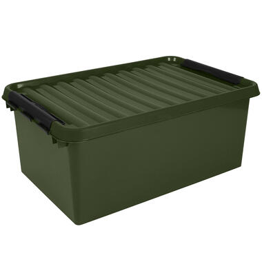 Q-line opbergbox recycled 45L groen zwart product