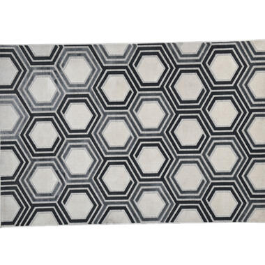 Garden Impressions Buitenkleed Hexagon 200x290 cm - smart black product