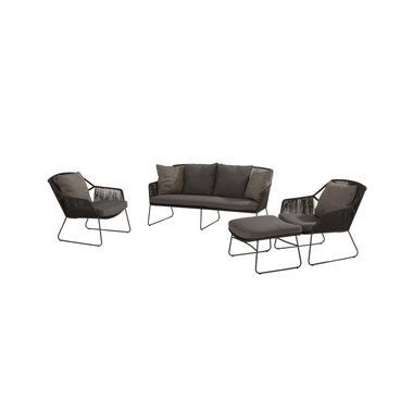 4 Seasons Accor stoel-bank loungeset - 4 delig (inclusief hocker) product