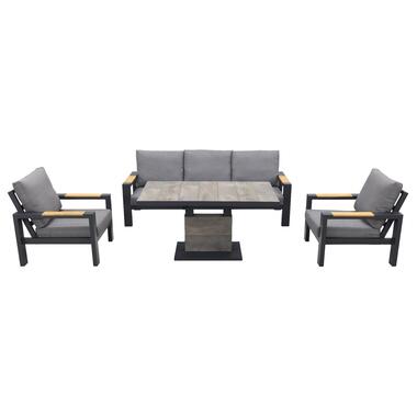 VDG Hammelton stoel-bank loungeset - Jersey verstelbare tuintafel product