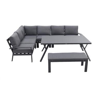 Garden Impressions Rondo lounge diningset – Carbon black/mystic grey product