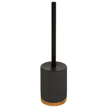 5Five Toiletborstel met houder - zwart - polyresin - 40 cm product
