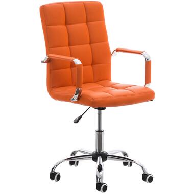 Clp Bureaustoel Deli V2 Kunstleer Oranje product