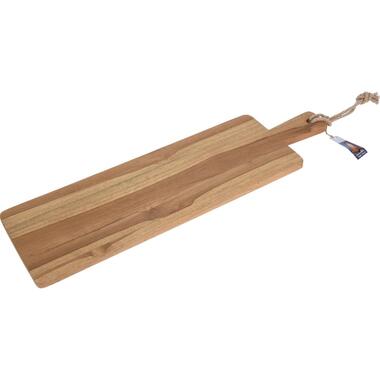 Serveerplank - bruin - teak hout - rechthoek - 69 cm product