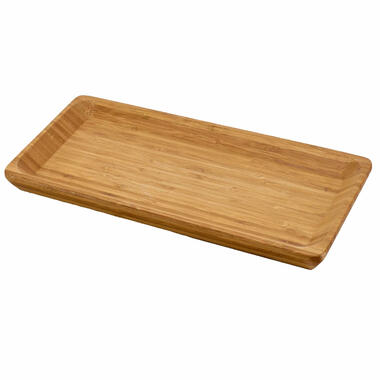 Serveerplank - bruin - rechthoek - bamboe - 25 x 13 cm product