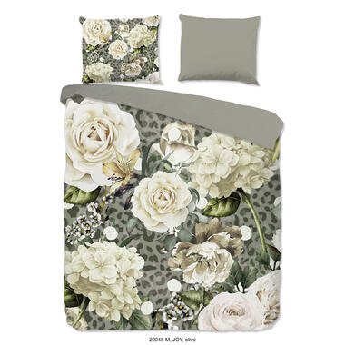 Pure Dekbedovertrek "bloemen" - Groen - (140x200/220 cm) - Microfiber product