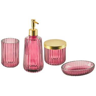 CARDENA - Badkamerset - Roze - Glas product