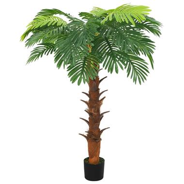 vidaXL Kunstplant met pot cycaspalm 160 cm groen product