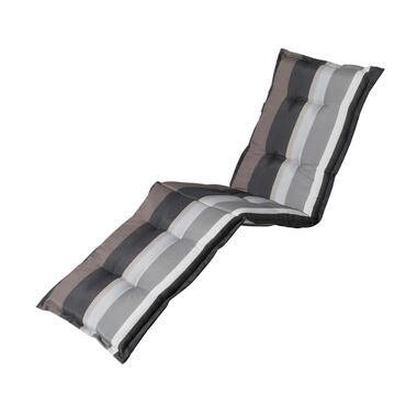 Madison Ligbedkussen - Stripe Grey - 200x60 - Grijs product