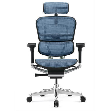 COMFORT bureaustoel Ergohuman Classic (met hoofdsteun) - Blauw product