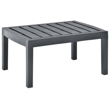 vidaXL Tuintafel 78x55x38 cm kunststof antracietkleurig product