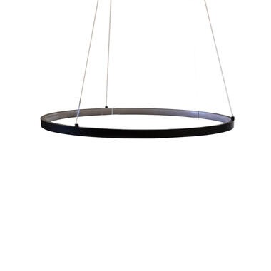 Ringlamp hanglamp Elaine metaal zwart 1 cirkel - Metaal - Zwart product