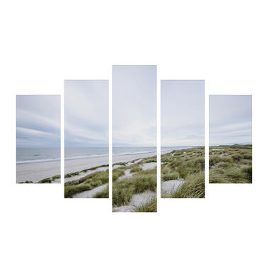 Art for the Home - Canvas set van 5 - Beach View product