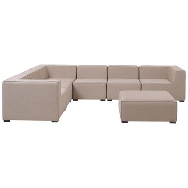 AREZZO - Loungeset voor 7 Rechtszijdig - Beige - Polyester product