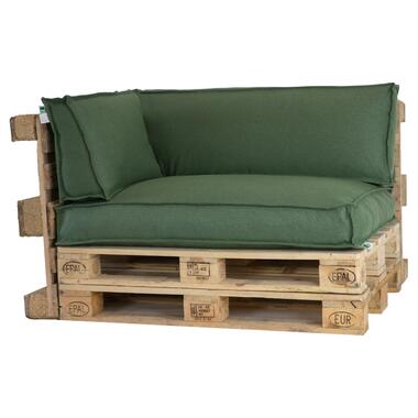 2L Home & Garden Palletkussenset Metro Lounge Olijf - 3 delige set product