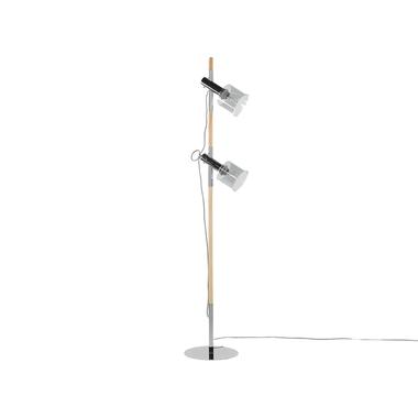Beliani Staande lamp OWENS - Lichte houtkleur eikenhout product