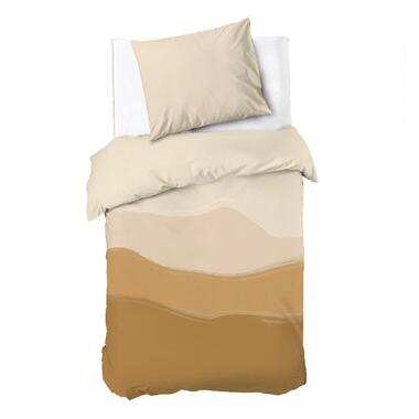 Dindi Home - Dekbedovertrek Wild Waves - 140x220 cm - Zand product