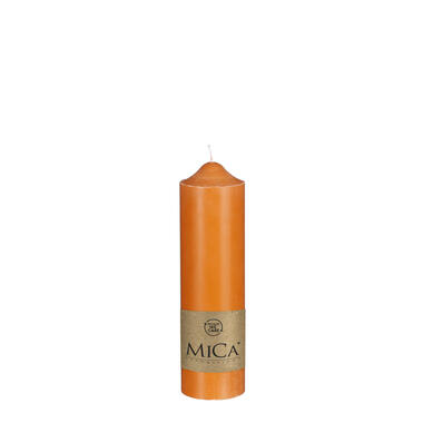 Mica Decorations Kaars - H25 x Ø7 cm - Oranje product