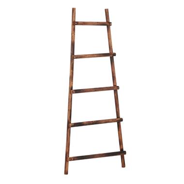 House of Seasons Ladderrek - L29 x B49 x H119 cm - Bruin product