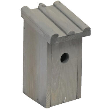 Boon Vogelhuisje - grijs - hout - nestkastje voor mezen - 27 cm product