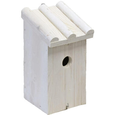 Boon Vogelhuisje - wit - hout - nestkastje voor mezen - 27 cm product