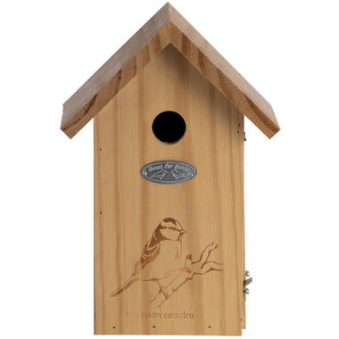 Best for Birds Vogelhuisje - hout - Pimpelmees nestkastje - 26 cm product