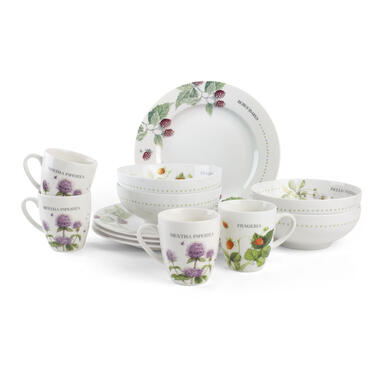 Marjolein Bastin Set 12 Delig Servies 4 Persoons product