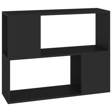 vidaXL Tv-meubel 80x24x63 cm spaanplaat zwart product