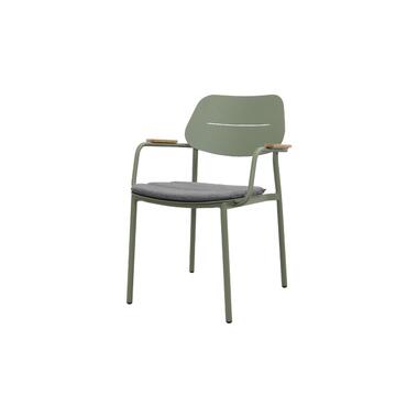 GreenChair Courage Dining chair - teak armleuning - Green product