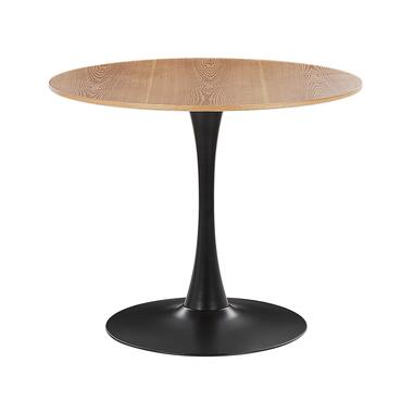 BOCA - Ronde eettafel - Lichte houtkleur - 90 cm - MDF product