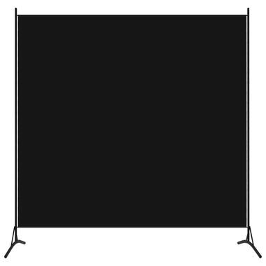 vidaXL Kamerscherm met 1 paneel 175x180 cm zwart product