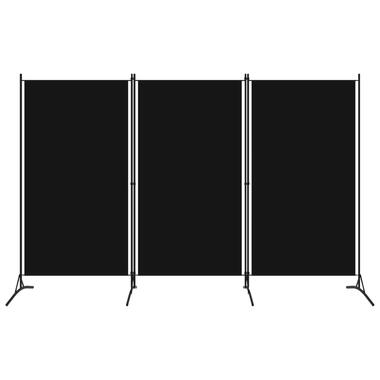 vidaXL Kamerscherm met 3 panelen 260x180 cm zwart product