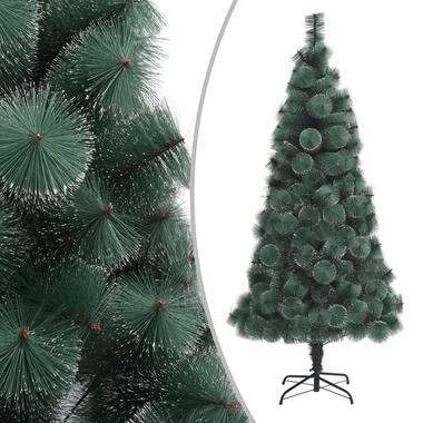 vidaXL Kunstkerstboom met standaard 210 cm PET groen product