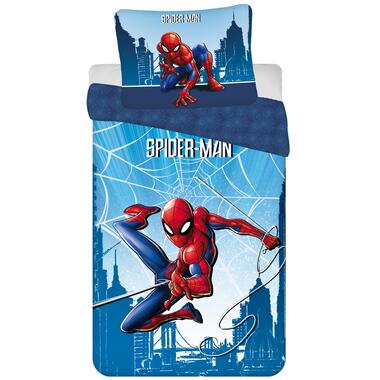 SpiderMan Dekbedovertrek, Web - Eenpersoons - 140 x 200 cm - Katoen product