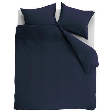 Ambiante Dekbedovertrek Uni Cotton Dark Blue-1-persoons (140 x 200/220 cm) product