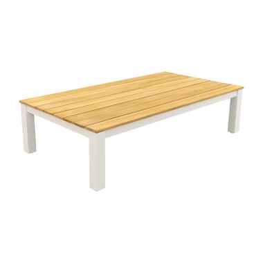 VDG Mindo loungetafel 150x75 cm. - Alu/Teak - White product