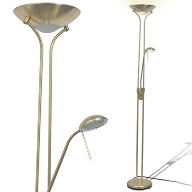 vidaXL - Staande Lamp - Goud - Staal product