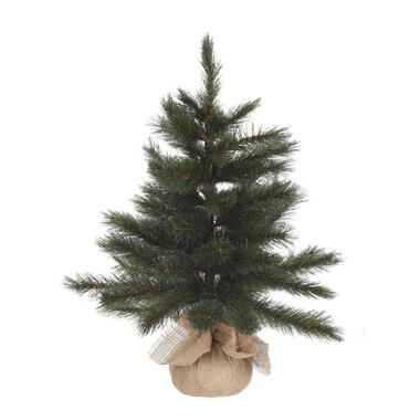 Triumph Tree Forest Frosted Kunstkerstboom in Jute H60 cm Groen