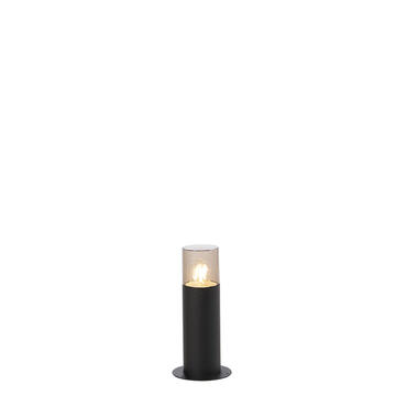 QAZQA Moderne staande buitenlamp zwart 30 cm - Odense product