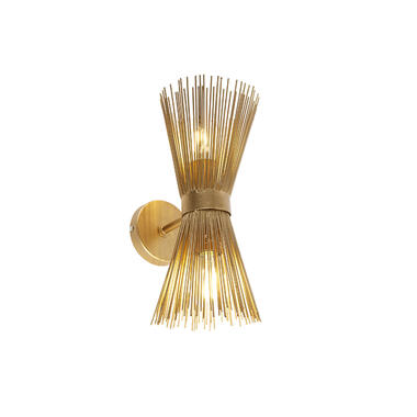 QAZQA wandlamp Broom goud/messing E27 product