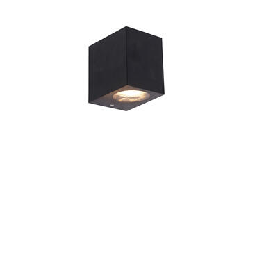 QAZQA Moderne wandlamp zwart van kunststof - Baleno I product