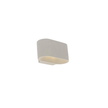 QAZQA Landelijke ovale wandlamp beton - Arles product