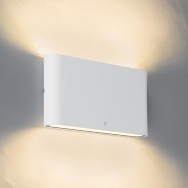 QAZQA Wandlamp wit 17,5 cm incl. LED IP65 - Batt product