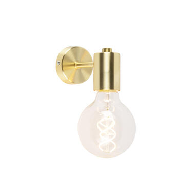 QAZQA Smart Art Deco wandlamp goud incl. G95 WiFi lichtbron - Facil product