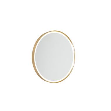 QAZQA Moderne badkamerspiegel goud incl. LED IP44 met spiegel - Miral product
