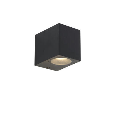 QAZQA Moderne wandlamp zwart IP44 - Baleno I product