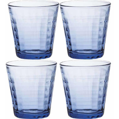 Duralex Drinkglazen Prisme - 6 stuks - blauw - glas - 220 ml product