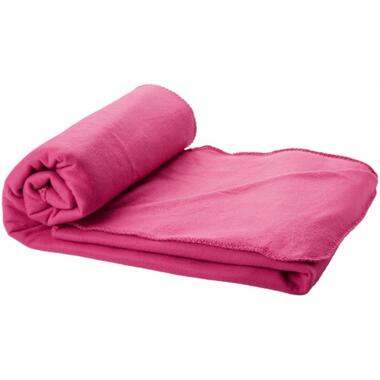 Fleece plaid - roze - polyester - 150 x 120 cm product