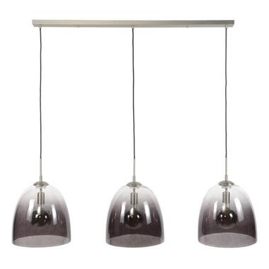 Industriële hanglamp Lotte 3-lichts kleurverloop Glas Transparant product